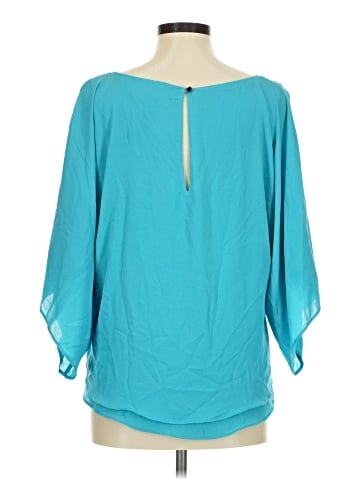 White House Black Market 3/4 Sleeve Blouse (view 2)