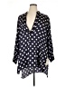 Zara Polka Dots Black 3/4 Sleeve Blouse Size XL - photo 1
