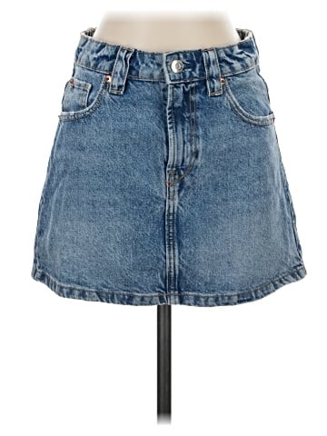 Stradivarius Denim Skirt (view 1)