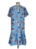 Halogen 100% Polyester Print Blue Casual Dress Size S - photo 2
