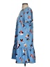 Halogen 100% Polyester Print Blue Casual Dress Size S - photo 5