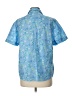 Blair Tropical Blue Short Sleeve Blouse Size L - photo 2