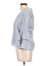 Love Tree Blue 3/4 Sleeve Blouse Size L - photo 5