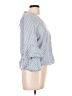 Love Tree Blue 3/4 Sleeve Blouse Size L - photo 4