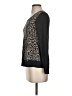Alfani Animal Print Black Pullover Sweater Size S - photo 5