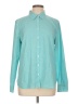 Talbots Outlet Solid Teal Long Sleeve Button-Down Shirt Size L - photo 1