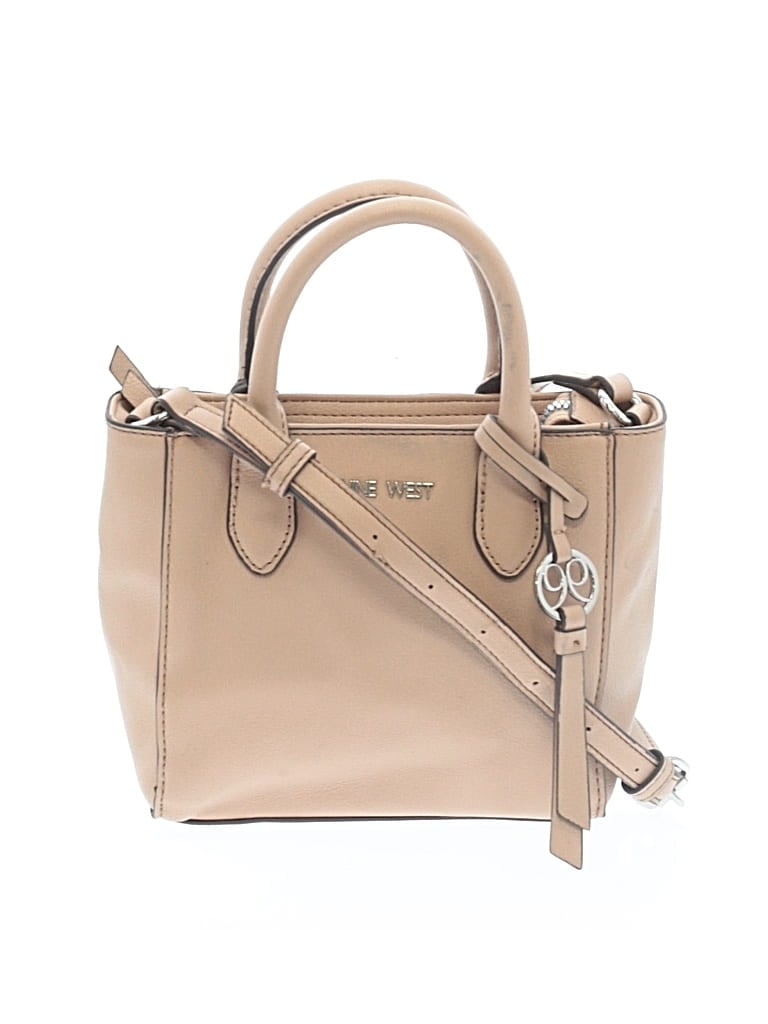 Pre-owned Nine West Satchel In Tan