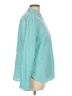 Talbots Outlet Solid Teal Long Sleeve Button-Down Shirt Size L - photo 4