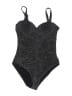 Fashion Nova Tweed Silver One Piece Swimsuit Size S - photo 1