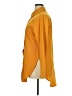 Unbranded Solid Yellow 3/4 Sleeve Blouse Size XL - photo 5