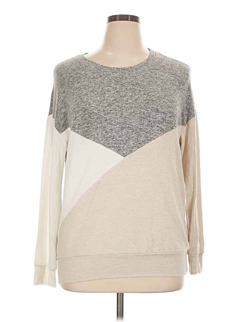 Pre-owned Gibson Look Pullover Sweater In Tan