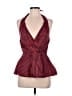 Odille 100% Cotton Red Sleeveless Blouse Size 6 - photo 1