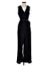 White House Black Market 100% Polyester Black Jumpsuit Size 4 - photo 1