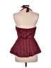Odille 100% Cotton Red Sleeveless Blouse Size 6 - photo 2