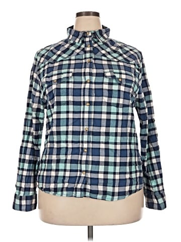 Jachs Girlfriend Long Sleeve Button-Down Shirt (view 1)