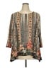 Ruby Rd. Gray 3/4 Sleeve T-Shirt Size 2X - photo 1