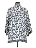 Max Studio 100% Polyester Blue Kimono Size 2X - photo 2