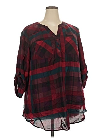 Torrid 3/4 Sleeve Blouse (view 1)