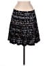 J.Crew 100% Polyester Tweed Black Casual Skirt Size 8 - photo 1