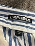 Express Stripes Blue Shorts Size 10 - photo 3