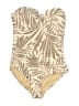 Kona Sol Tropical Tan One Piece Swimsuit Size L - photo 1