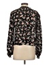 Intermix Floral Black 3/4 Sleeve Blouse Size S - photo 2