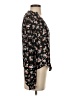 Intermix Floral Black 3/4 Sleeve Blouse Size S - photo 4
