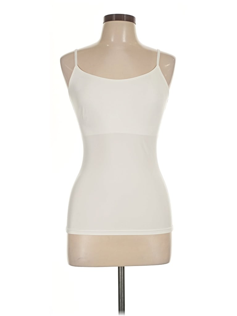 Pre-owned Gap Body Tank Top Ivory Strapless Neckline Tops