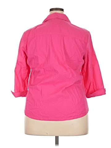 Croft & Barrow 3/4 Sleeve Button-Down Shirt (view 2)