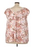 Avenue Ivory Short Sleeve Blouse Size 30 - 32 Plus - photo 2