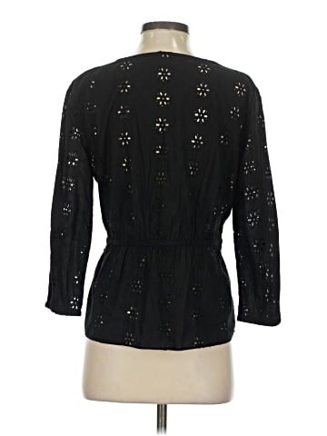 Madewell Scalloped Eyelet Wrap Top (view 2)