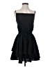 Glam 100% Polyester Solid Black Cocktail Dress Size S - photo 1