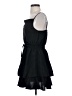 Glam 100% Polyester Solid Black Cocktail Dress Size S - photo 5