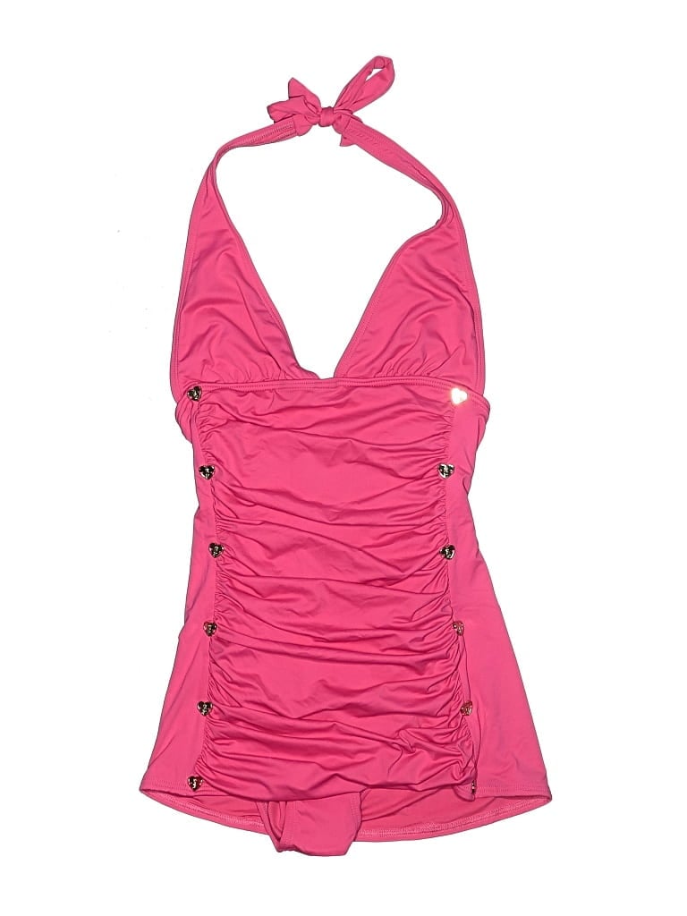 Pre-owned Juicy Couture Swimsuit Top Pink Swimwear