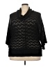 DressBarn 100% Acrylic Black Pullover Sweater Size 3X - photo 1