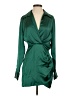 Zara 100% Polyester Green Cocktail Dress Size S - photo 1