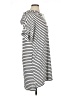 Cable & Gauge Stripes Silver Casual Dress Size 1X - photo 4