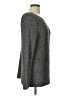 Chico's Metallic Gray Pullover Sweater Size Lg (2) - photo 4