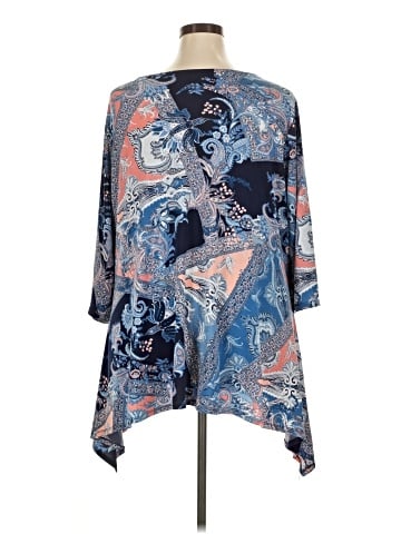 Attitudes by Renee 3/4 Sleeve Blouse (view 2)