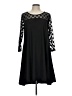 Nina Leonard Black Casual Dress Size L - photo 1