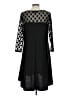 Nina Leonard Black Casual Dress Size L - photo 2