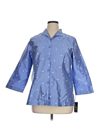 Connie Roberson 3/4 Sleeve Button-Down Shirt (view 1)