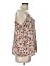 Ann Taylor LOFT 100% Polyester Orange Sleeveless Blouse Size L - photo 4