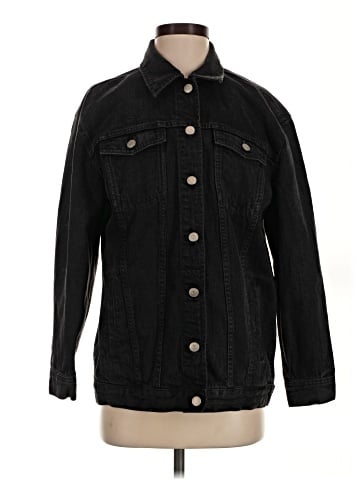 Madewell The Oversized Jean Jacket in Lunar Wash (view 1)