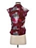 DKNY Burgundy Sleeveless Blouse Size S - photo 1