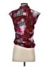 DKNY Burgundy Sleeveless Blouse Size S - photo 2
