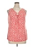 Susan Graver Red Sleeveless Blouse Size XL - photo 1