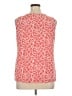 Susan Graver Red Sleeveless Blouse Size XL - photo 2