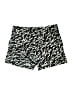 Nine West Animal Print Black Shorts Size L - photo 1