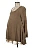 Pink Blush Brown 3/4 Sleeve Top Size M - photo 1